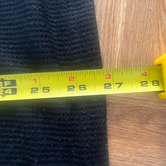 Black Button Neck Top- 1X - Picture 6 of 6